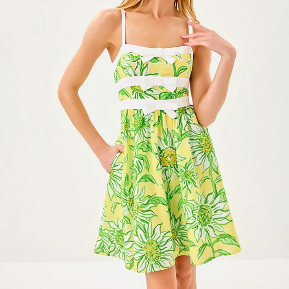 NWT Lilly Pulitzer Cheri dress in limoncello sunbelievable sz 8